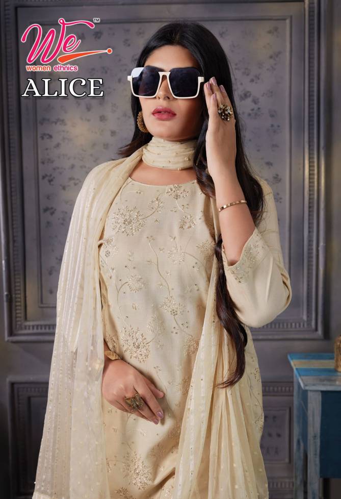 Alice By We 4001 To 4007 Rayon Designer Kurti With Bottom Dupatta Wholesale Shop In Surat